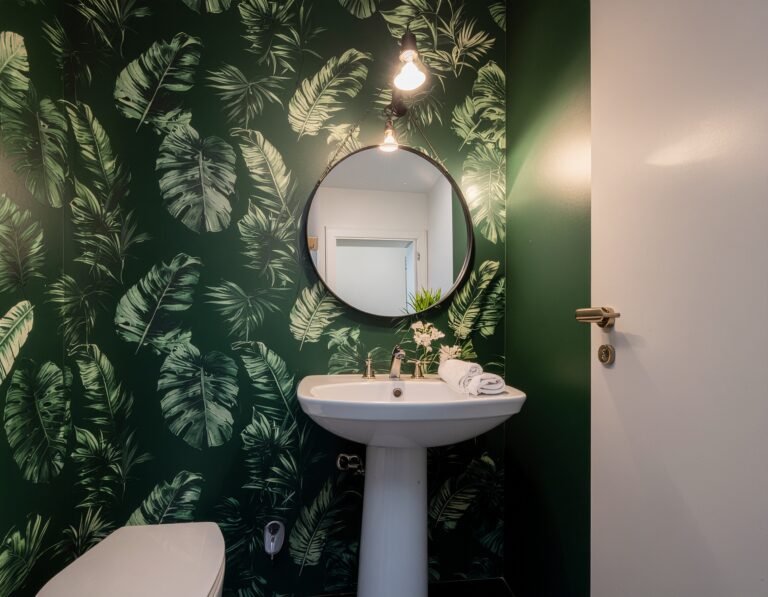 18 Tiny Bathroom Wallpaper Ideas That Look Expensive on a Budget