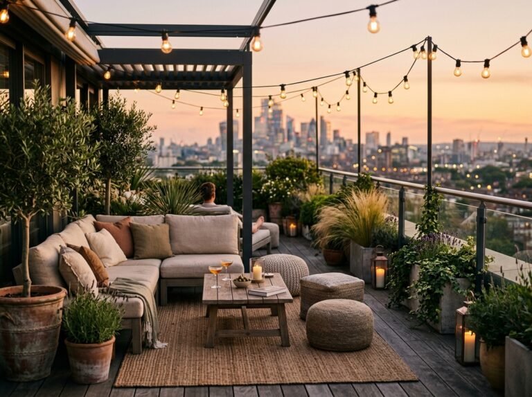 Simple Rooftop Decoration Ideas for a Cozy Space Above the City