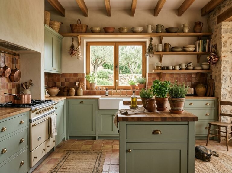 13 Stunning Terracotta and Sage Green Kitchen Ideas for a Warm and Inviting Space